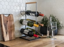 Stojak na wino z kolekcji Oslo Stojak na wino z kolekcji Oslo