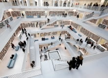 Nowa Biblioteka Miejska, Stuttgart, Niemcy, proj. Eun Young Yi, 2011 Nowa Biblioteka Miejska, Stuttgart, Niemcy, proj. Eun Young Yi, 2011