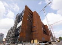 Europejskie Centrum Solidarności w budowie, blachę Cor-Ten dostarczyła firma Ruukki Europejskie Centrum Solidarności w budowie, blachę Cor-Ten dostarczyła firma Ruukki