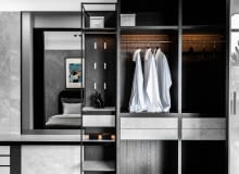 Meble wykonane z płyt wielkoformatowych Grupy Tubądzin przez firmę Ernest Rust. Meble wykonane z płyt wielkoformatowych Grupy Tubądzin przez firmę Ernest Rust.