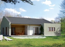 DOM NA PIĄTKĘ projekt domu