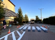 Trójwymiarowe przejście dla pieszych w Miechowie Trójwymiarowe przejście dla pieszych w Miechowie