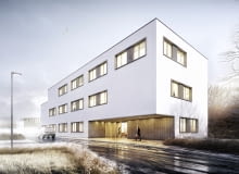 Zakład Uzdatniania Wody w Wieliczce. Proj. URBA ARCHITECTS we współpracy z firmą ZAPART-PROJEKT.