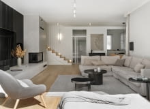 Dom dla rodziny urządzony w szwedzkim stylu - projekt Tilla Architects Dom dla rodziny urządzony w szwedzkim stylu - projekt Tilla Architects