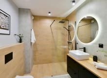 Lustra łazienkowe z listwą LED