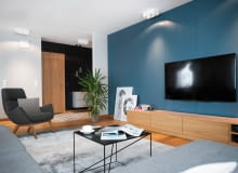 Z zamiłowania do drewna: mieszkanie w Gdańsku