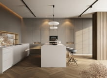 Invisible kitchen - moda na monokolorystyczną zabudowę kuchenną Invisible kitchen - moda na monokolorystyczną zabudowę kuchenną
