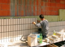 Murowanie ściany jednowarstwowej ściany zewnętrzne,ściany trójwarstwowe