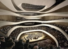 Sinfonia Varsovia Centrum. Proj. Atelier Thomas Pucher, Grupa 5 Architekci Sinfonia Varsovia Centrum. Proj. Atelier Thomas Pucher, Grupa 5 Architekci