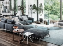 Sofa Perry Flexform Designerska rodzinna sofa do salonu