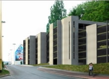 Koncepcja parkingowca przy Teatrze Kana w Szczecinie. Biuro Architektoniczne Rozwarski i Spławski Koncepcja parkingowca przy Teatrze Kana w Szczecinie. Biuro Architektoniczne Rozwarski i Spławski