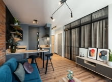 Industrialne mieszkanie na Mokotowie