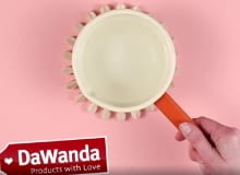 Podstawka pod garnek ze spinaczy Podstawka pod garnek ze spinaczy