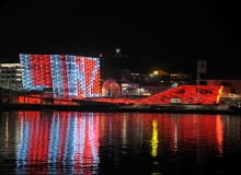 Projekt Ars Electronica Center, Linz, Austria. Architekt: Treusch Wien Ars Electronica Center