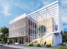 Poglądowa wizualizajca nowej siedziby TVP w Kielcach Poglądowa wizualizajca nowej siedziby TVP w Kielcach