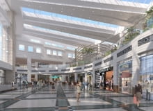 Projekt przebudowy wnętrza centrum handlowego Arkadia w Warszawie