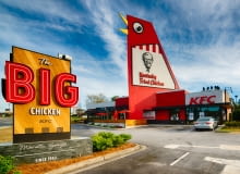 Restauracja Big Chicken z 1963 roku, Marietta USA Restauracja Big Chicken z 1963 roku, Marietta USA