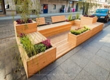 Parklet w Łodzi