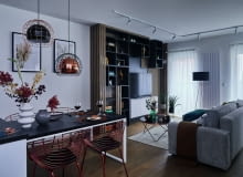 Przetykane miedzią - aranżacja mieszkania w Poznaniu