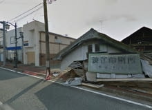 Opustoszałe miasto Namie w prefekturze Fukushima Opustoszałe miasto Namie w prefekturze Fukushima