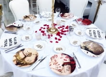 Talerze z serii "No Prostitution here" Talerze z serii "No Prostitution here"