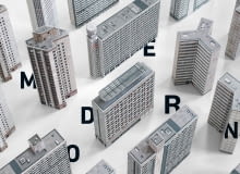 Modern East: Build Your Own Modernist DDR - nowa kolekcja wycinanek od Zupagrafika