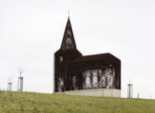 Ażurowy stalowy kościół w belgijskim Looz Ażurowy stalowy kościół w belgijskim Looz