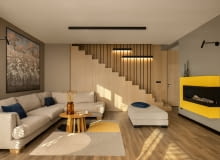 Dom dla 6-osobowej rodziny: aranżacja wnętrz projektu FABRYK-ART Dom dla 6-osobowej rodziny: aranżacja wnętrz projektu FABRYK-ART