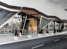 30.04.2013 Olsztyn .Zdobywca pierwszego miejsca podczas rozstrzygniecia architektonicznego konkursu na projekt portu lotniczego w Szymanach . Fot . Robert Robaszewski / Agencja Gazeta SLOWA KLUCZOWE: port lotniczy Szymany projekt architektura samoloty ladowisko