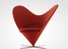 verner panton, heart chair, fotele, design, duńskie wzornictwo