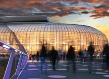 Stadion im. Pierre-Mauroy we francuskim Lille Grand Stade Lille Métropole.