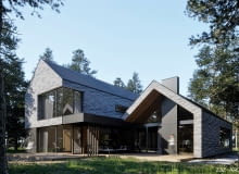 Ceglany dom w Magdalence od Z3Z Architekci Ceglany dom w Magdalence od Z3Z Architekci
