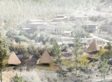 Komorebi - kabina do medytacji w ośrodku jogi Vale De Moses w Portugalii. Proj. Piotr Pasierbiński i Duc Ngo Komorebi - kabina do medytacji w ośrodku jogi Vale De Moses w Portugalii. Proj. Piotr Pasierbiński i Duc Ngo