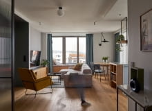 Kolorowe mieszkanie w Gdańsku Kolorowe mieszkanie w Gdańsku