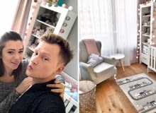 Agnieszka i Kuba Wesołowscy oraz pokój ich córki Agnieszka i Kuba Wesołowscy oraz pokój ich córki