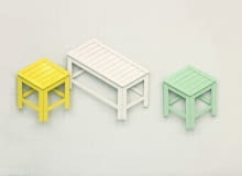 Meble z kolekcji De-Dimension 2D to 3D, Jongha Choi Meble z kolekcji De-Dimension 2D to 3D, Jongha Choi