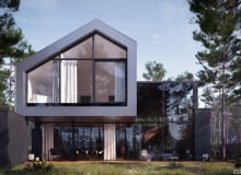 Dom 'U-kierunkowany' - projekt domu jednorodzinnego w Izabelinie Dom 'U-kierunkowany' - projekt domu jednorodzinnego w Izabelinie