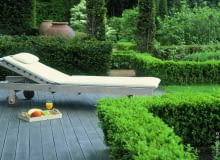 Taras pokryty deskami kompozytowymi iDeck w kolorze szarym Taras pokryty deskami kompozytowymi iDeck w kolorze szarym