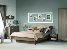 Meble do sypialni Volant by VOX nawiązują do klasycznej formy eleganckich sypialni. Volant, meble, sypialnia, meble do sypialni, oryginalne meble do sypialni, VOX, meble VOX