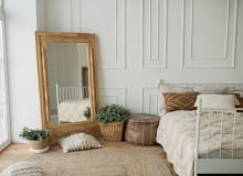 Dekoracje boho DIY - lustro i poduszka (zrób to sam)