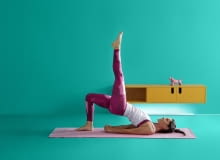 Lampa podłogowa WiZ Pole - propozycja zastosowania w poziomym położeniu. Lampa podłogowa WiZ Pole - propozycja zastosowania w poziomym położeniu.