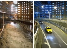 października 2012 roku w Nowy Jork uderzył potężny huragan Sandy. Ogromna siła niszczyła całe osiedla domów, a woda morska zalewała stacje metra i główne drogi. Bilans strat sięgnął 19 miliardów dolarów i mimo, że od tamtego czasu minął już rok, wciąż nie wszystkie szkody udało się naprawić. Zdjęcia wykonane przez fotografów AP przedstawiają skalę zniszczeń oraz miejsca dotknięte huraganem rok po katastrofie. Zniszczenia spowodowane huraganem Sandy, który uderzył we wschodnie wybrzeże Stanów Zjednoczonych 29 października 2012 roku