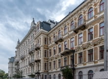 Fasady kamienic Foksal 13/15