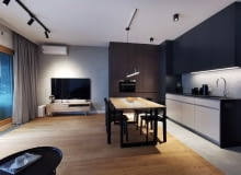 Dwupokojowe mieszkanie projektu Sojka&Wojciechowski Dwupokojowe mieszkanie projektu Sojka&Wojciechowski