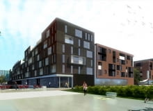 Art Modern powstanie na terenie dawnej farbiarni wełny Karla Gottlieba Sängera przy ul. Wólczańskiej i Wróblewskiego. Inwestor chciał, aby architektura nawiązywała do najlepszych tradycji łódzkiego modernizmu. Konkurs na koncepcję osiedla wygrała szczecińska pracownia Domino. Art Modern, Domino, łódzkie osiedle
