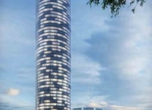 sky tower, wroclaw, projekt, wiezowiec, wieża, polska architektura, inwestycja
