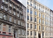 Kamienica przy Mierniczej 9 we Wrocławiu - przed i po Kamienica przy Mierniczej 9 we Wrocławiu - przed i po