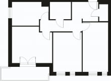 Trzypokojowe, 75,6 m kw., dla 2 osób