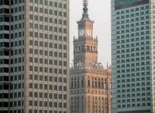 Warszawskie wieżowce Pałac Kultury i nauki Skończył 55 lat