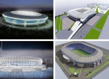 Donbas Arena w Doniecku stadion, donieck, lwów, euro 2012, kijów, ukraina, sport, charków